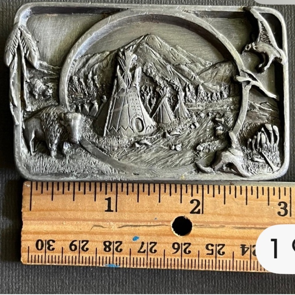 Siskiyou Silver Scenic Western Belt Buckle - Picture 8 of 8